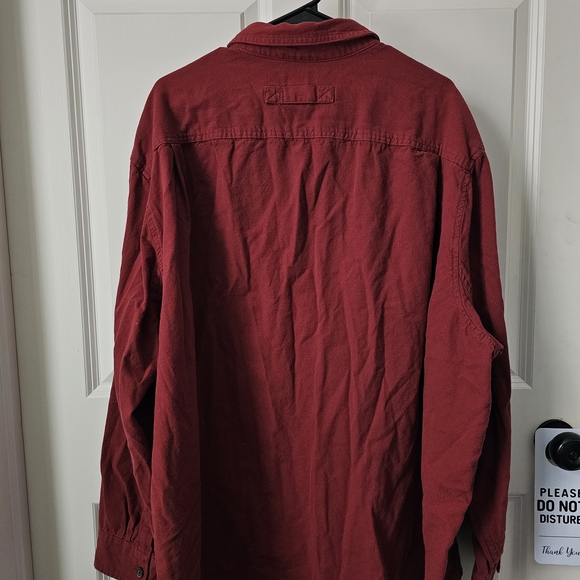 Duluth Trading Co. Red Button-Up Shirt - Picture 2 of 3